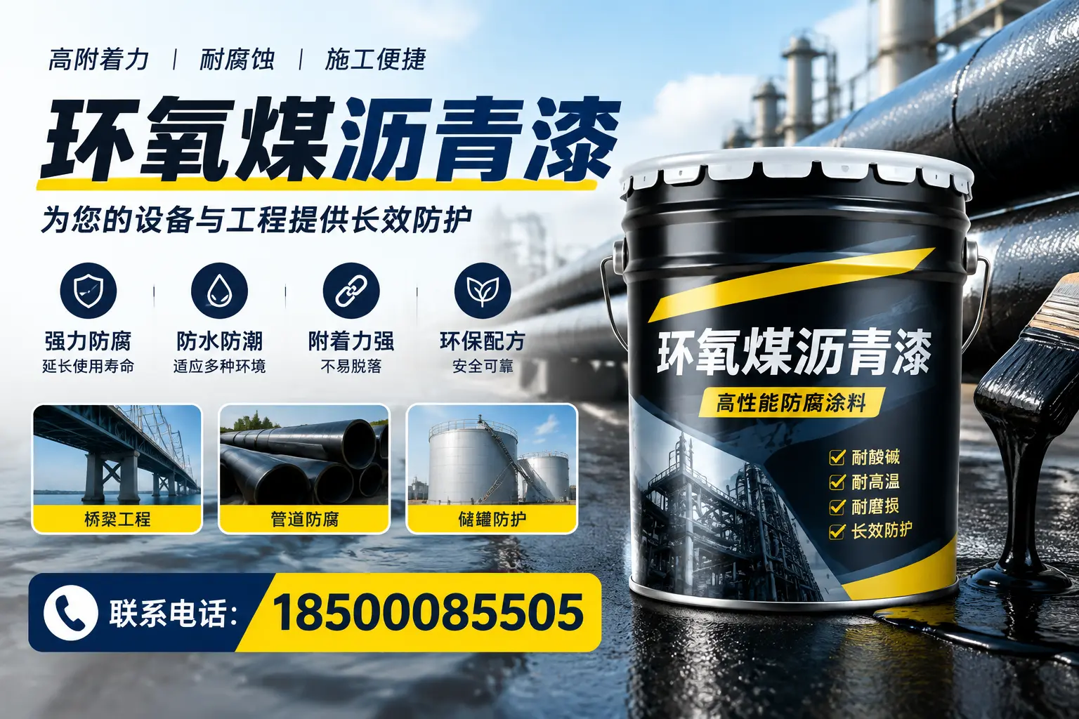 环氧煤沥青漆与其他涂料的对比分析，助力大连企业决策
