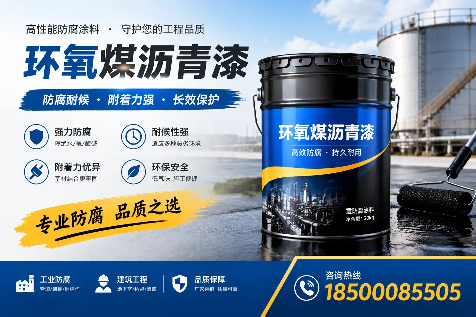 如何选择适合的环氧煤沥青漆？大连市场选型指南